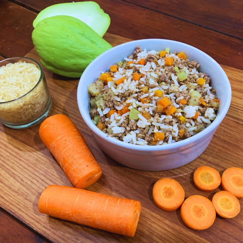 Alimento natural cozido sabor carne
