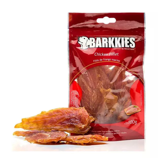Petisco Natural Cães Barkkies Fillet Frango